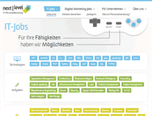 Tablet Screenshot of nextlevel.de